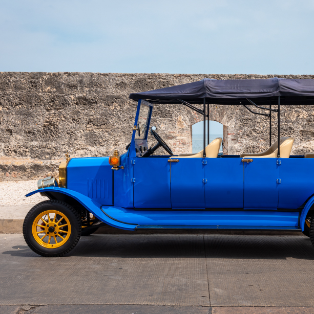 Tours en carros antiguos eléctricos Cartagena