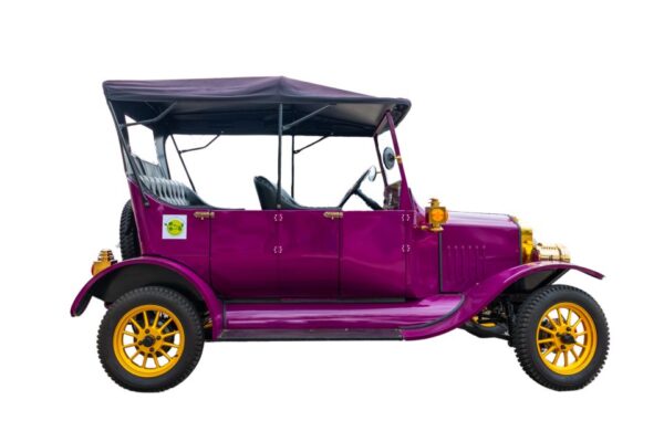 Carro clásico 3 a 4 personas - Color Morado - Image 5