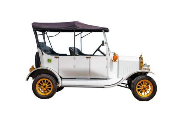 Carro clásico 3 a 4 personas - Color Blanco - Image 2