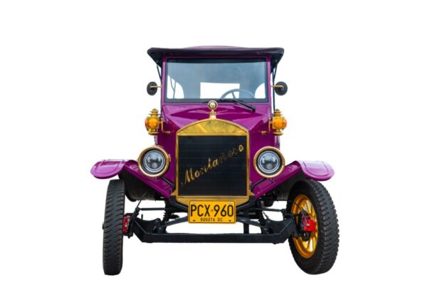 Carro clásico 3 a 4 personas - Color Morado - Image 2
